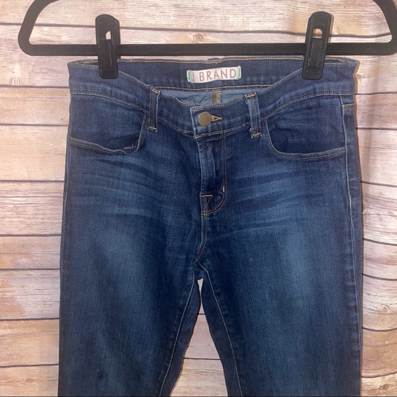 J Brand Veruca High Rise Dark Wash Denim - Picture 4 of 6